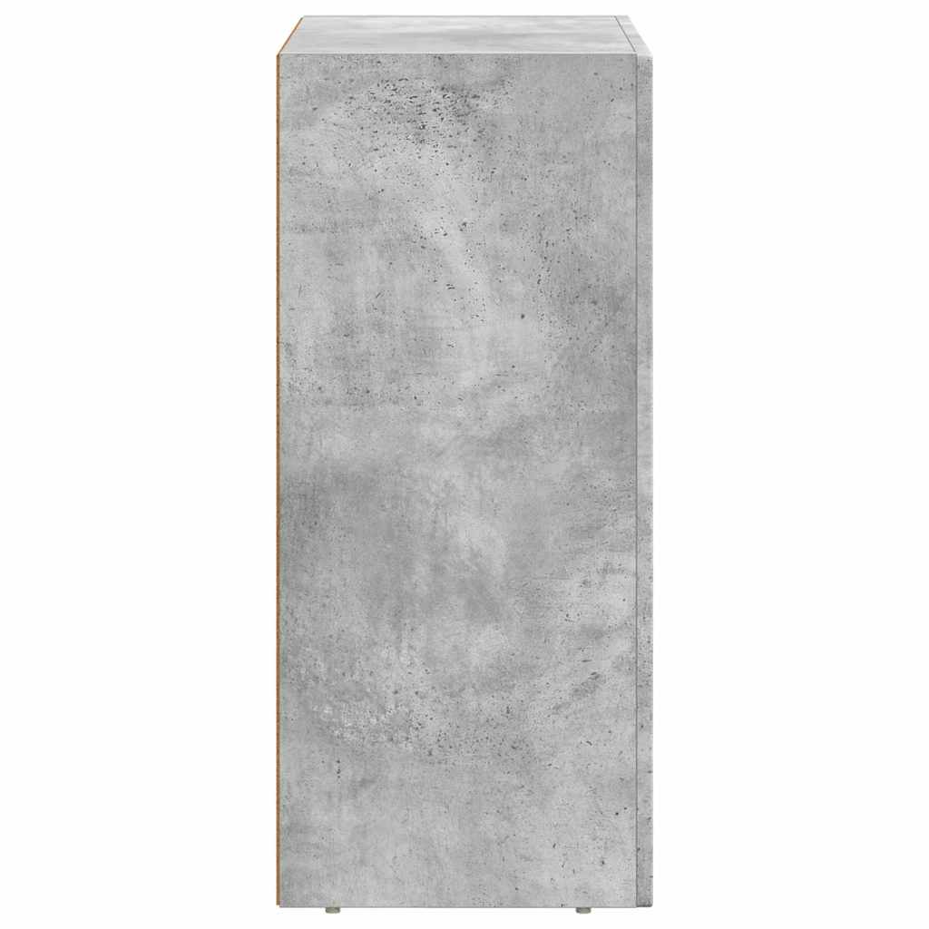 Sideboard Concrete Grey 59 x 35 x 80.5 cm Engineered Wood