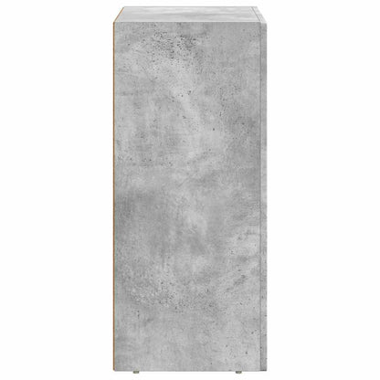 Sideboard Concrete Grey 59 x 35 x 80.5 cm Engineered Wood