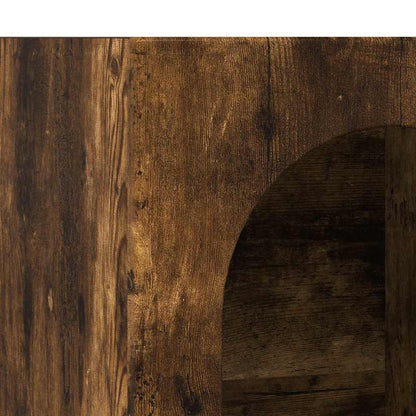 Sideboard Smoked Oak 59 x 35 x 80.5 cm Engineered Wood