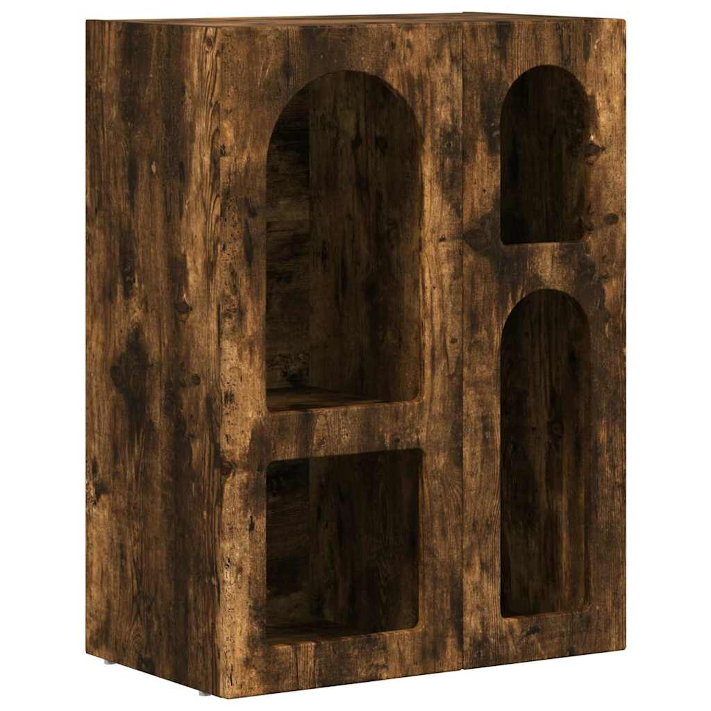 Sideboard Smoked Oak 59 x 35 x 80.5 cm Engineered Wood