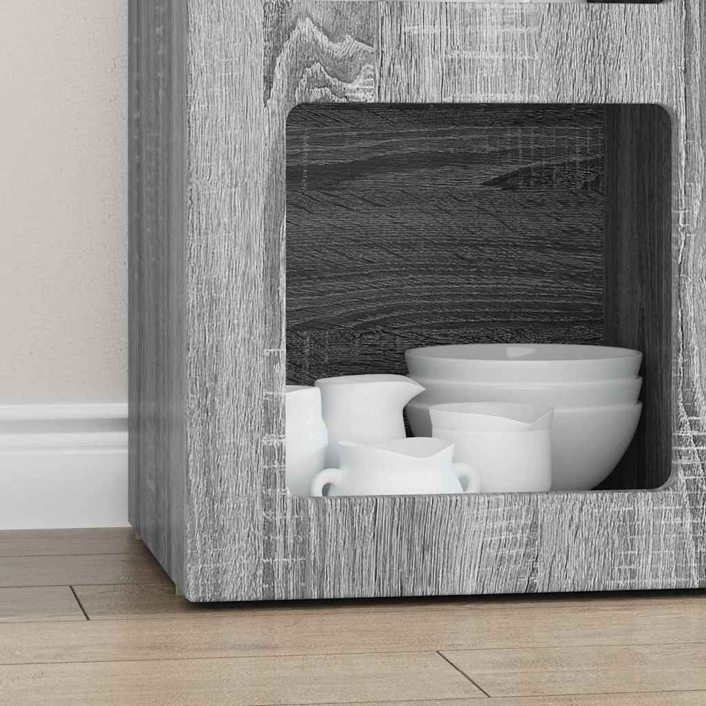 Sideboard ELST Grey Sonoma 59 x 35 x 80.5 cm Engineered Wood