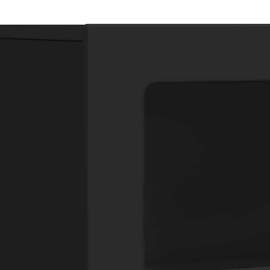 Sideboard Black 80.5 x 35 x 59 cm Engineered Wood