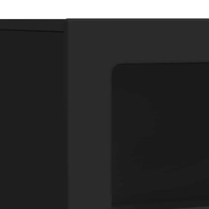 Sideboard Black 80.5 x 35 x 59 cm Engineered Wood