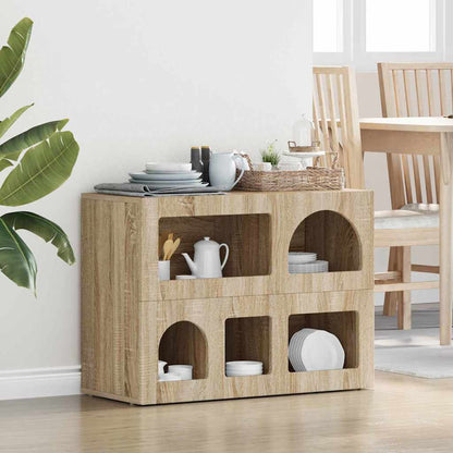 Sideboard Sonoma Oak 80.5 x 35 x 59 cm Engineered Wood