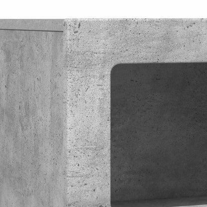 Sideboard Concrete Grey 80.5 x 35 x 59 cm Engineered Wood