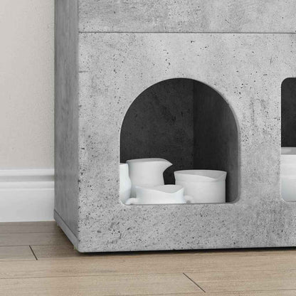 Sideboard Concrete Grey 80.5 x 35 x 59 cm Engineered Wood