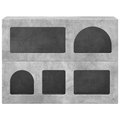 Sideboard Concrete Grey 80.5 x 35 x 59 cm Engineered Wood