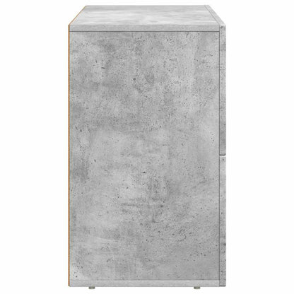 Sideboard Concrete Grey 80.5 x 35 x 59 cm Engineered Wood