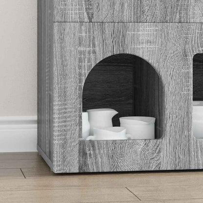 Sideboard Grey Sonoma 80.5 x 35 x 59 cm Engineered Wood