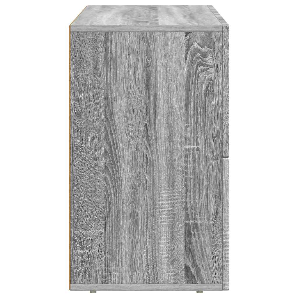 Sideboard Grey Sonoma 80.5 x 35 x 59 cm Engineered Wood