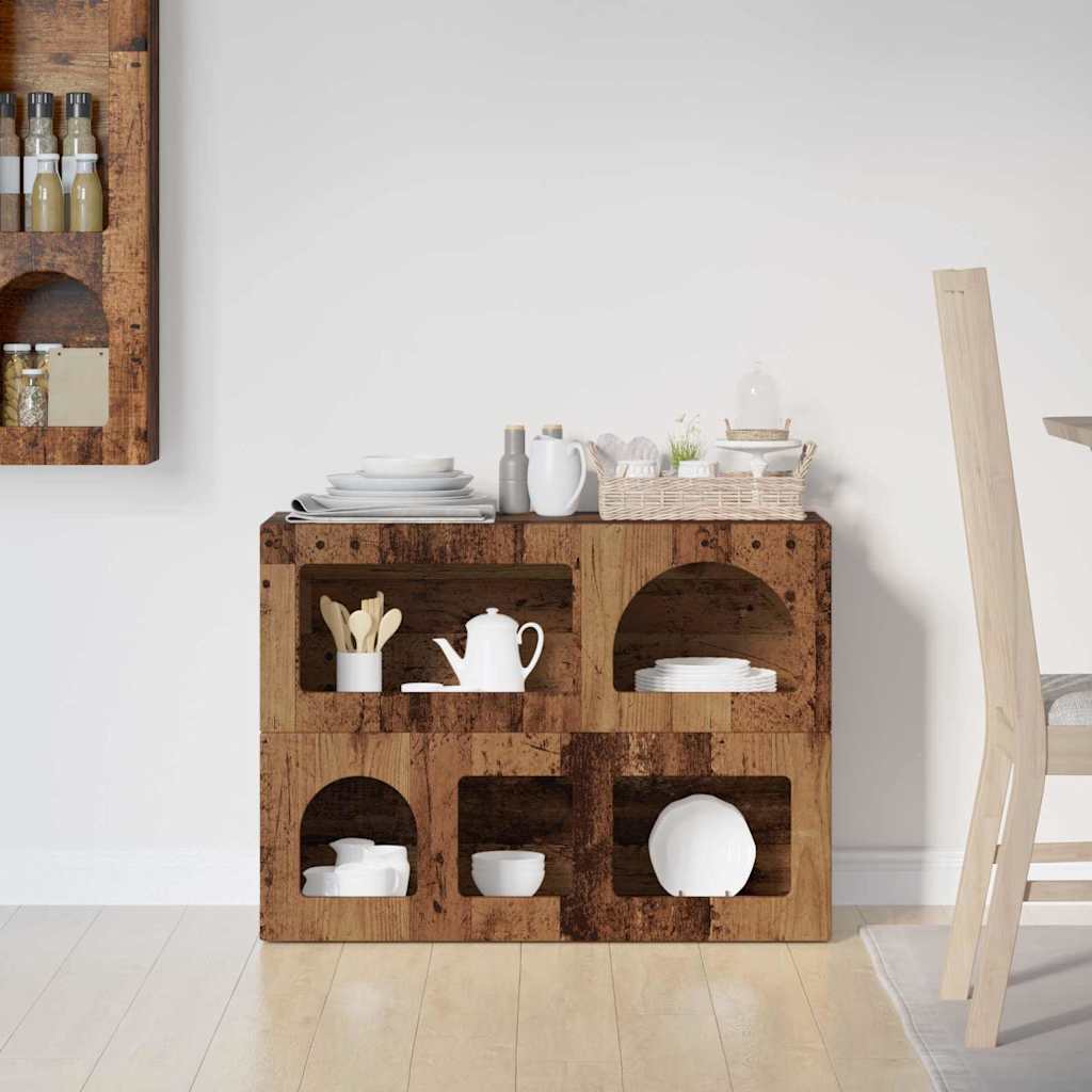 Sideboard Old Wood 80.5 x 35 x 59 cm Engineered Wood