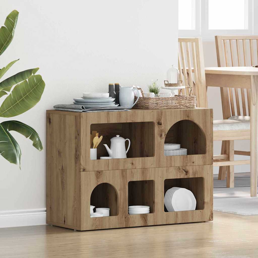 Sideboard Artisan Oak 80.5 x 35 x 59 cm Engineered Wood