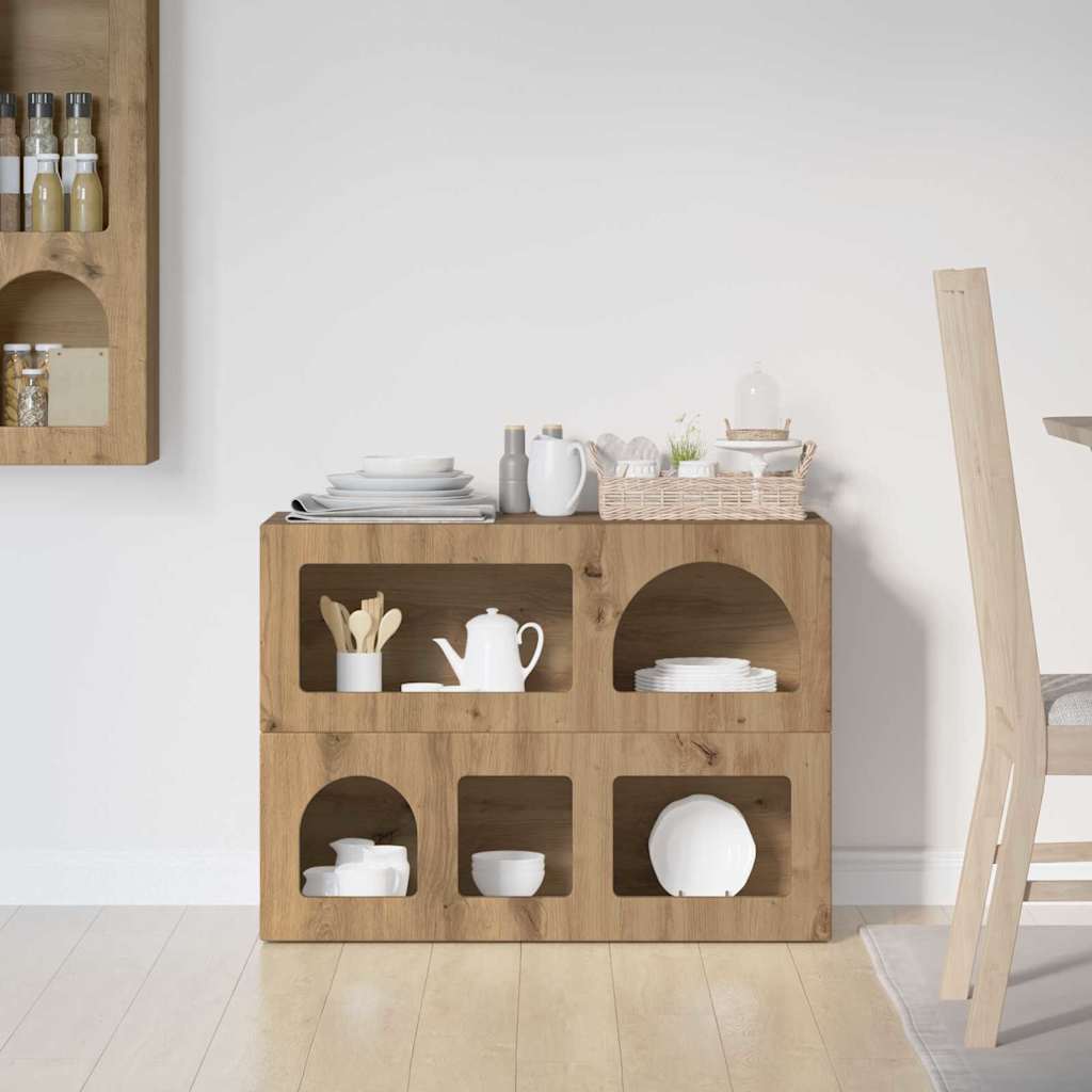 Sideboard Artisan Oak 80.5 x 35 x 59 cm Engineered Wood