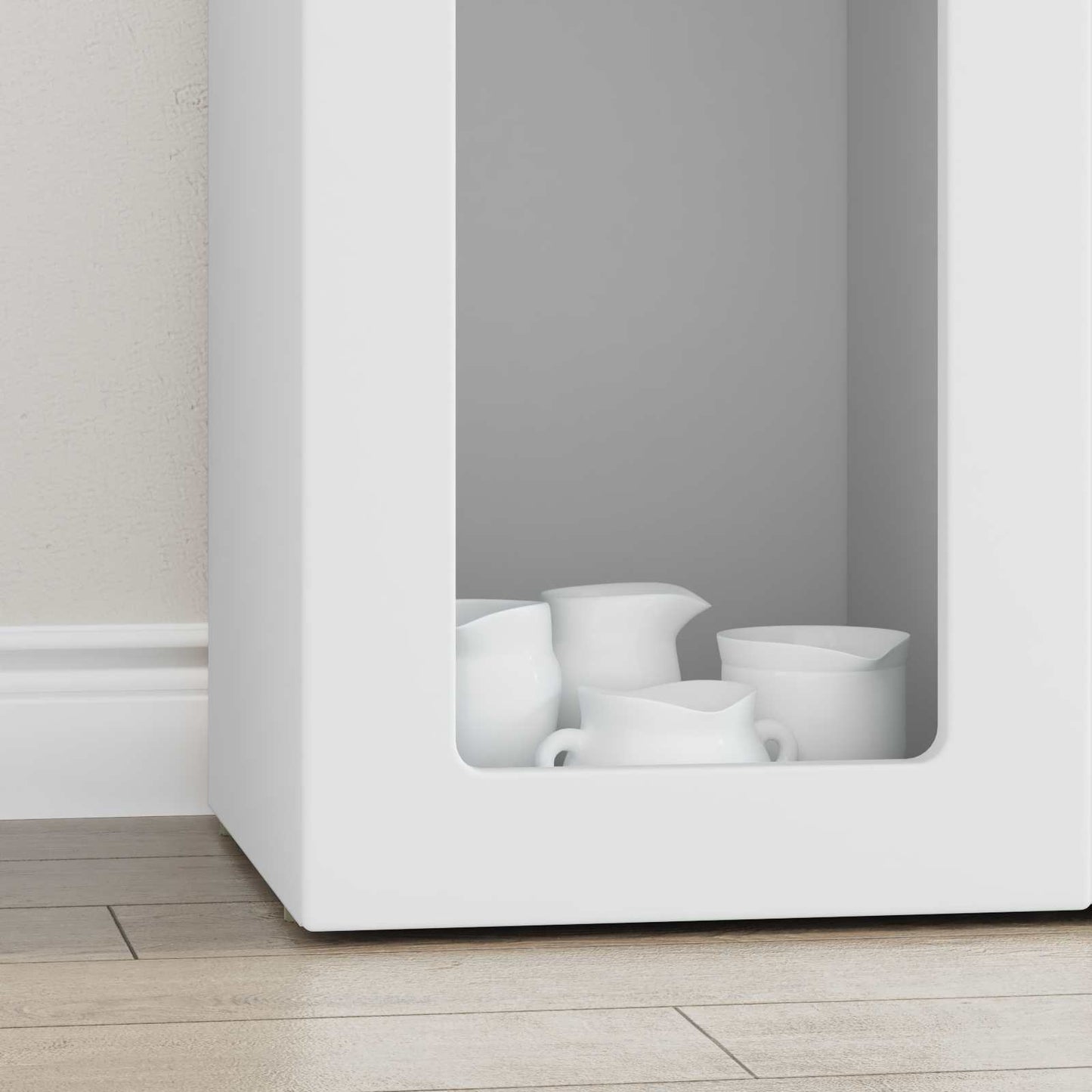 Sideboard White 59 x 35 x 100.5 cm Engineered Wood