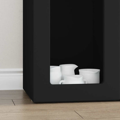 Sideboard Black 59 x 35 x 100.5 cm Engineered Wood
