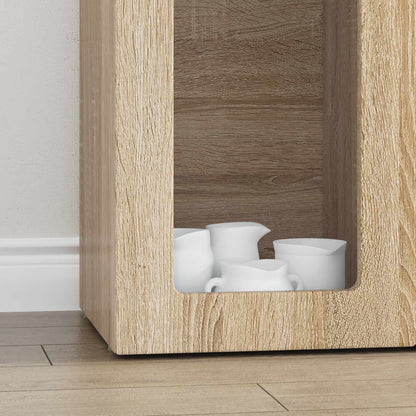 Sideboard Sonoma Oak 59 x 35 x 100.5 cm Engineered Wood