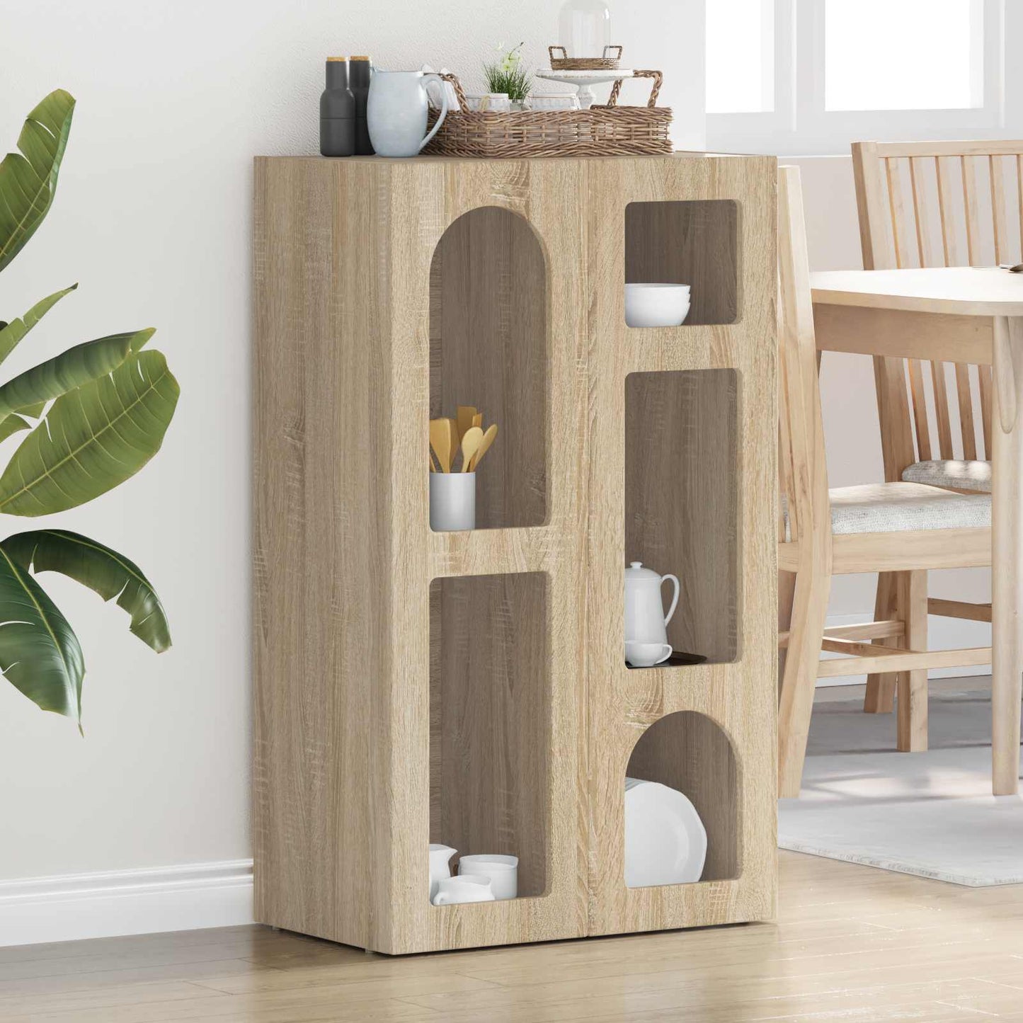 Sideboard Sonoma Oak 59 x 35 x 100.5 cm Engineered Wood