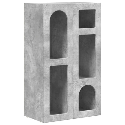 Sideboard Concrete Grey 59 x 35 x 100.5 cm Engineered Wood