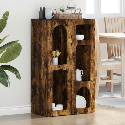 Sideboard Smoked Oak 59 x 35 x 100.5 cm Engineered Wood