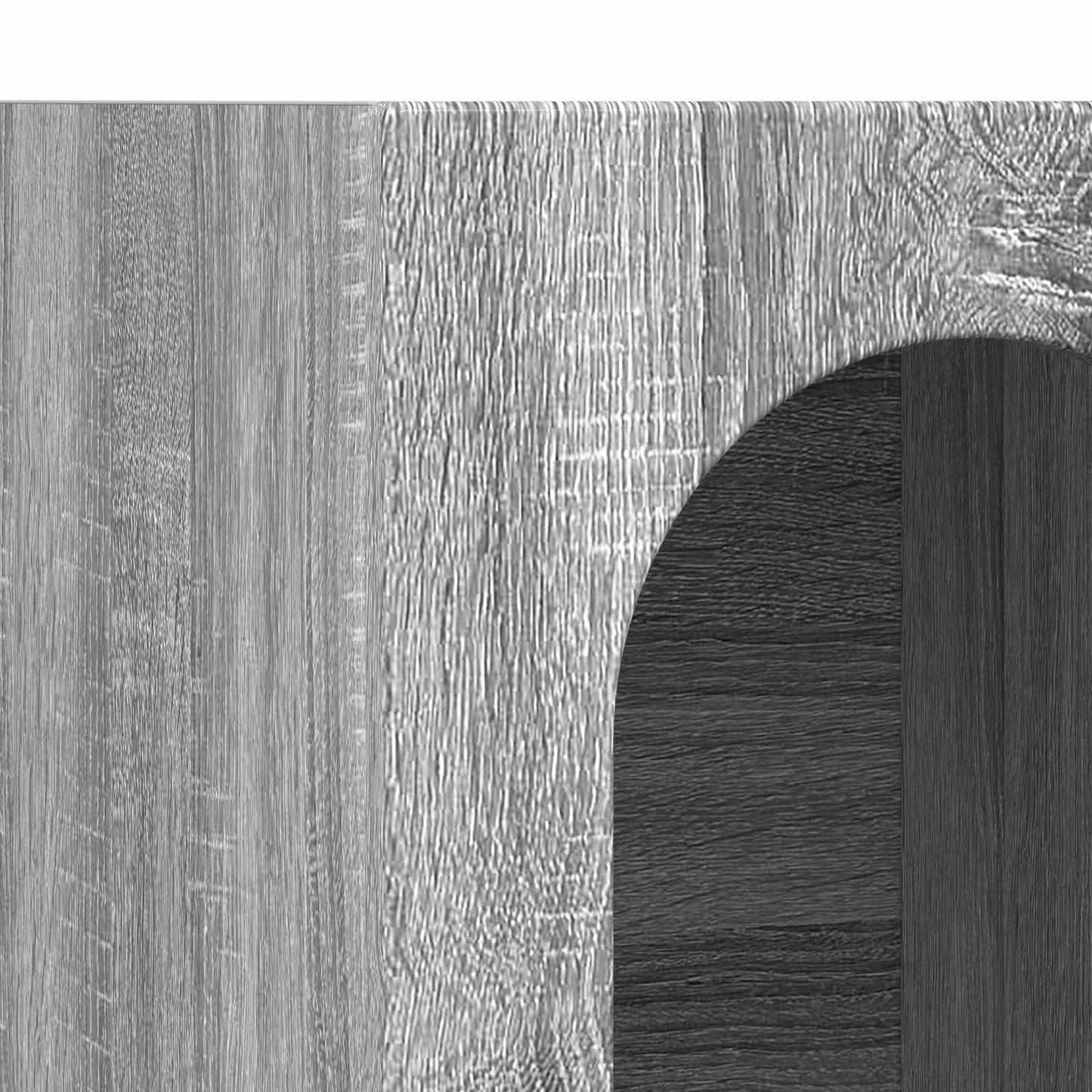 Sideboard Grey Sonoma 59 x 35 x 100.5 cm Engineered Wood