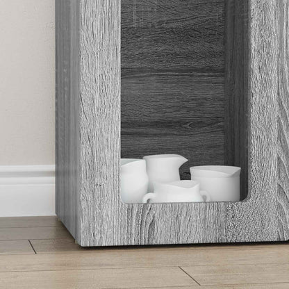 Sideboard Grey Sonoma 59 x 35 x 100.5 cm Engineered Wood