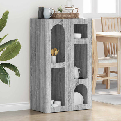 Sideboard Grey Sonoma 59 x 35 x 100.5 cm Engineered Wood