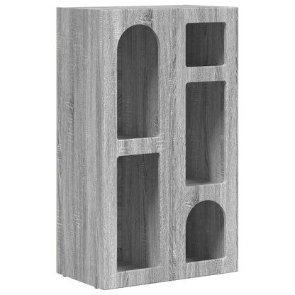 Sideboard Grey Sonoma 59 x 35 x 100.5 cm Engineered Wood