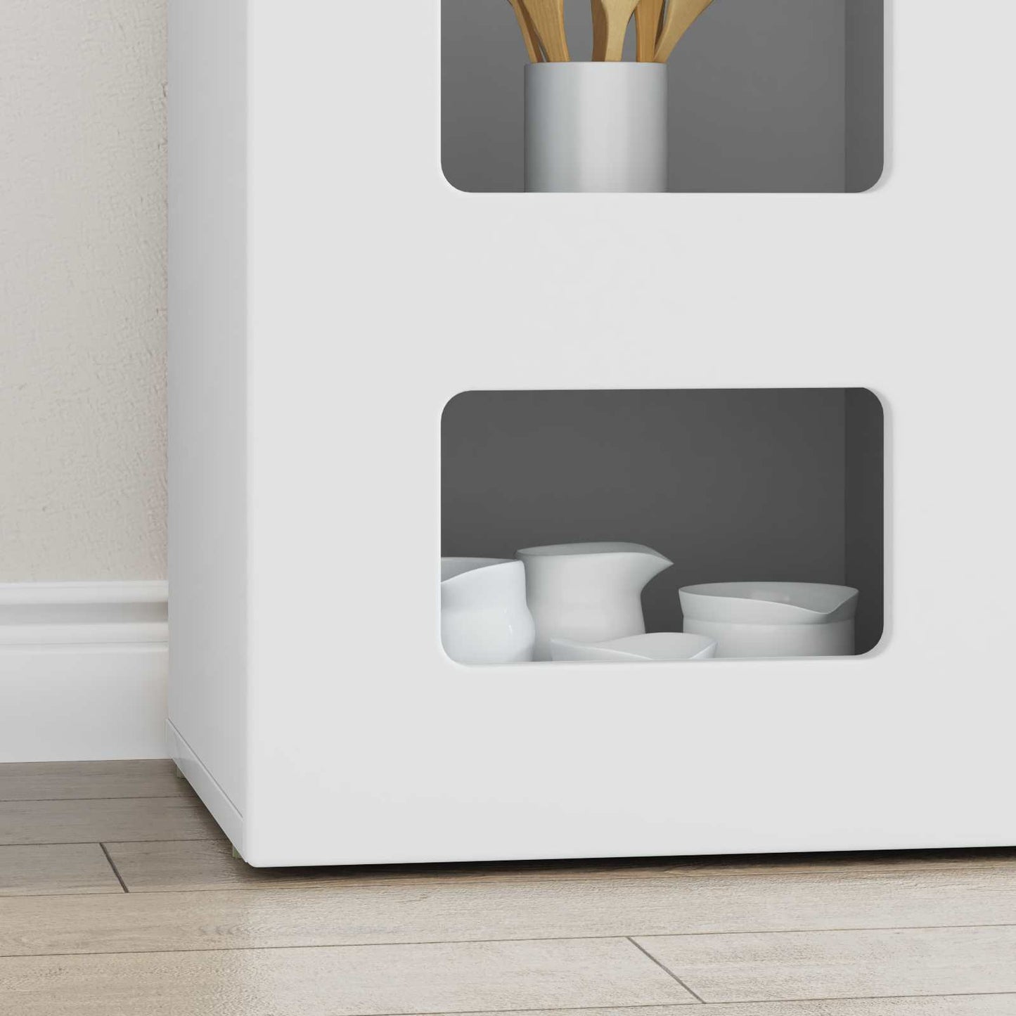 Sideboard White 100 x 35 x 59 cm Engineered Wood