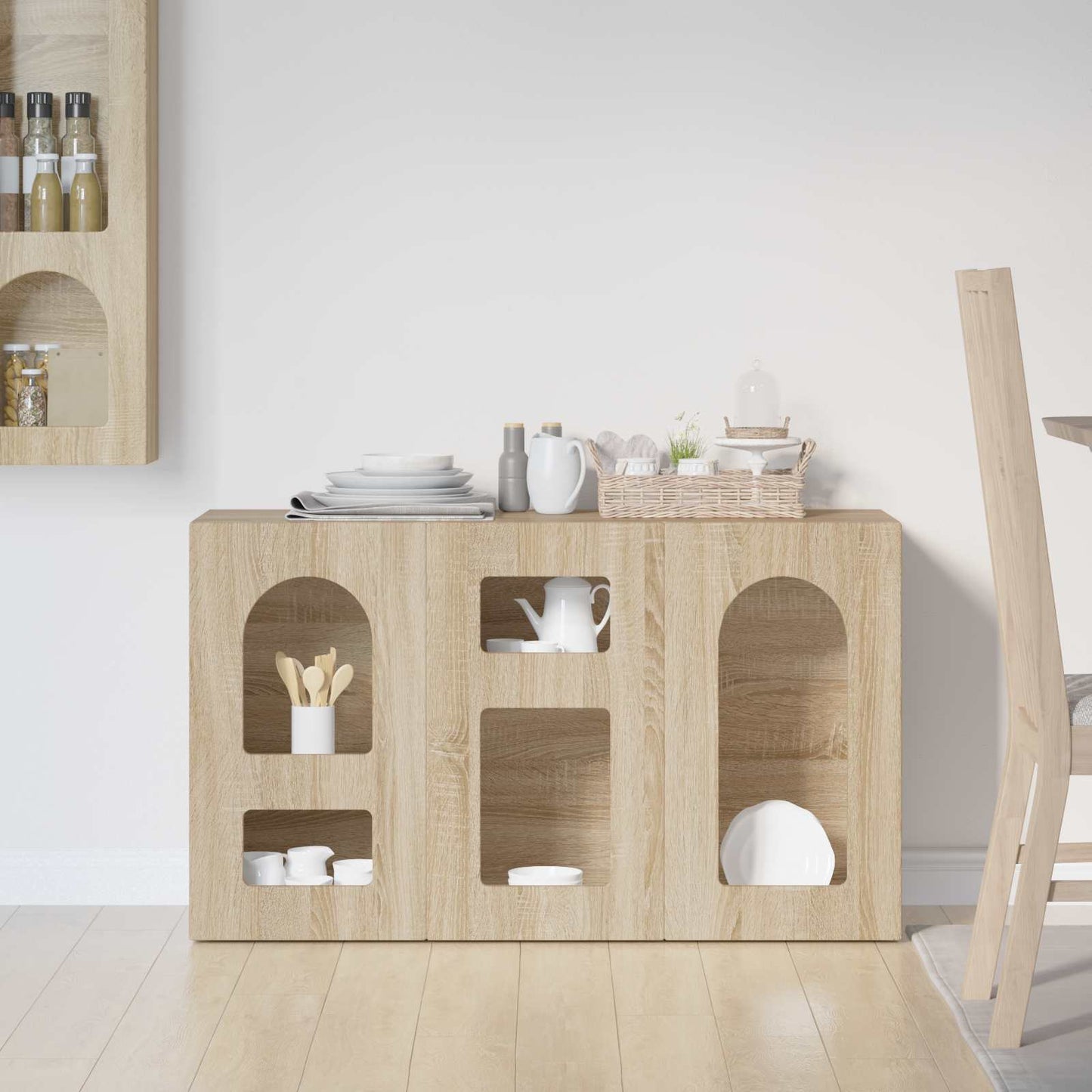 Sideboard Sonoma Oak 100 x 35 x 59 cm Engineered Wood