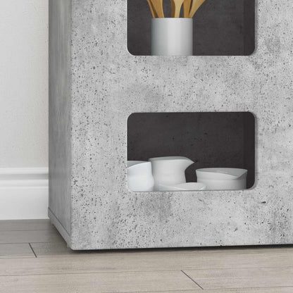 Sideboard Concrete Grey 100 x 35 x 59 cm Engineered Wood