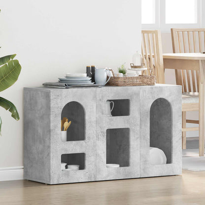 Sideboard Concrete Grey 100 x 35 x 59 cm Engineered Wood