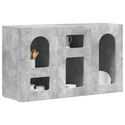 Sideboard Concrete Grey 100 x 35 x 59 cm Engineered Wood