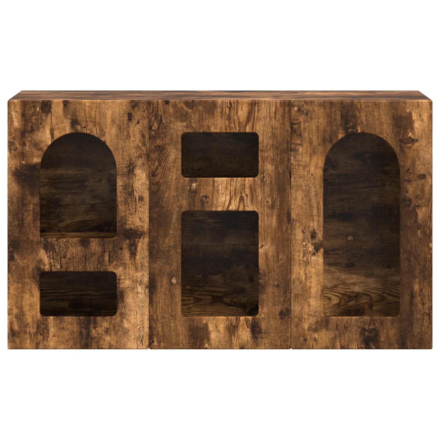 Sideboard ELST Smoked Oak 100 x 35 x 59 cm Engineered Wood