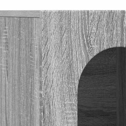 Sideboard Grey Sonoma 100 x 35 x 59 cm Engineered Wood