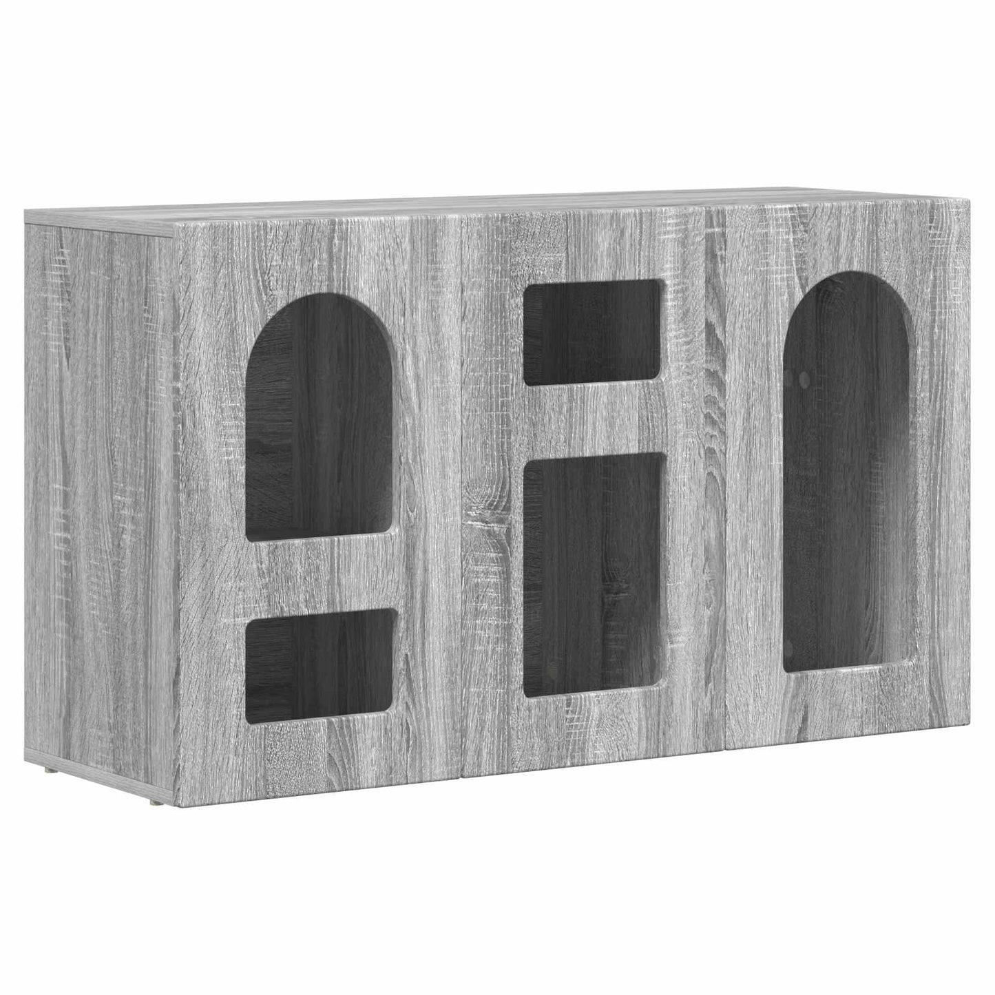 Sideboard Grey Sonoma 100 x 35 x 59 cm Engineered Wood