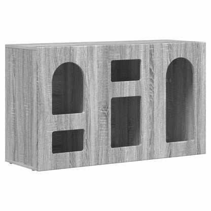 Sideboard Grey Sonoma 100 x 35 x 59 cm Engineered Wood