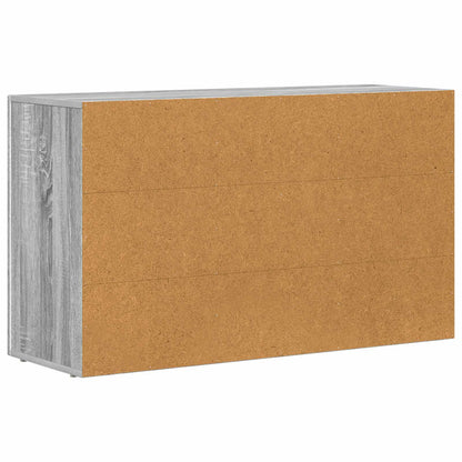 Sideboard Grey Sonoma 100 x 35 x 59 cm Engineered Wood