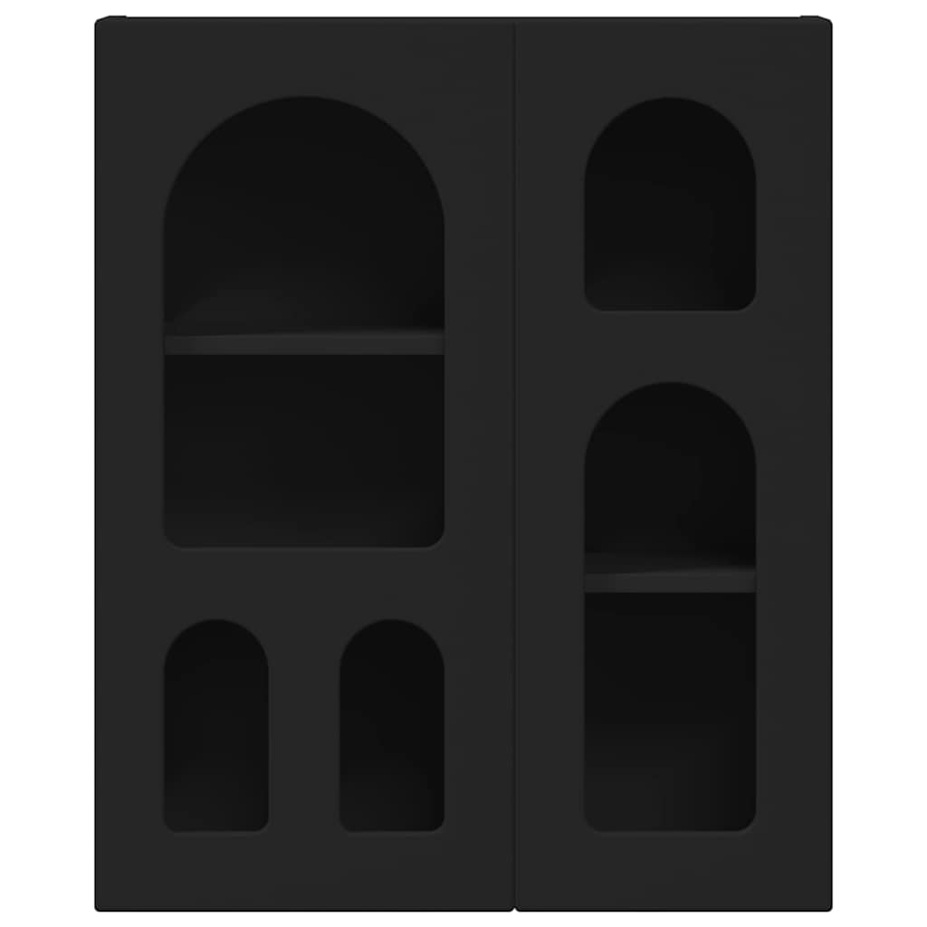 Hanging Cabinet Black 59 x 20 x 71.5 cm Engineered Wood