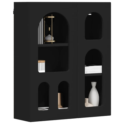 Hanging Cabinet Black 59 x 20 x 71.5 cm Engineered Wood