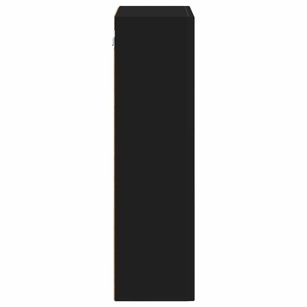 Hanging Cabinet ELST Black 59 x 20 x 71.5 cm Engineered Wood