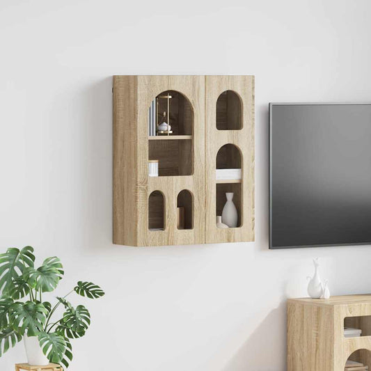 Hanging Cabinet with Shelf ELST Sonoma Oak 59 x 20 x 71.5 cm