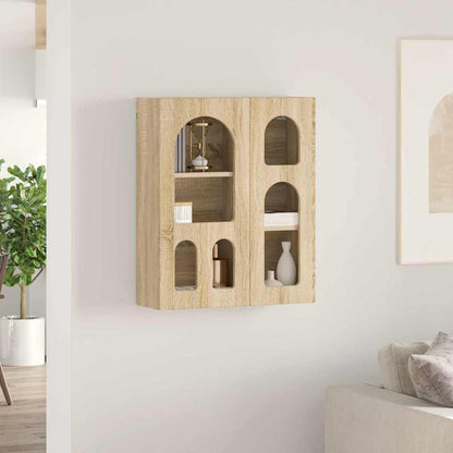 Hanging Cabinet with Shelf ELST Sonoma Oak 59 x 20 x 71.5 cm