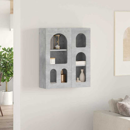Hanging Cabinet Concrete Grey 59 x 20 x 71.5 cm Engineered Wood