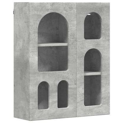 Hanging Cabinet Concrete Grey 59 x 20 x 71.5 cm Engineered Wood
