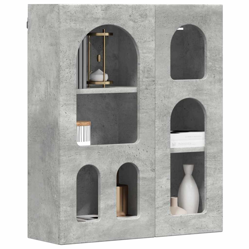 Hanging Cabinet Concrete Grey 59 x 20 x 71.5 cm Engineered Wood