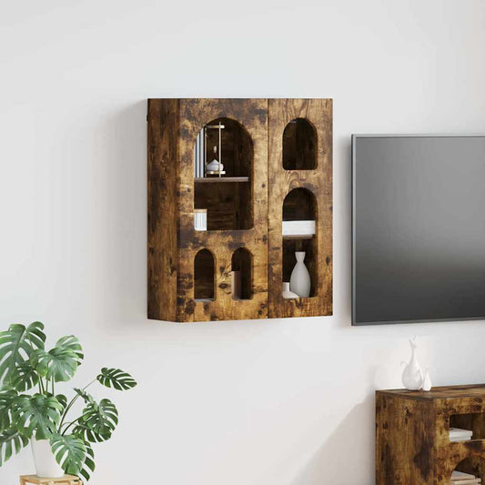 Hanging Cabinet with Shelf ELST Smoked Oak 59 x 20 x 71.5 cm