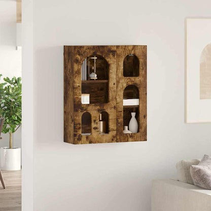 Hanging Cabinet with Shelf ELST Smoked Oak 59 x 20 x 71.5 cm