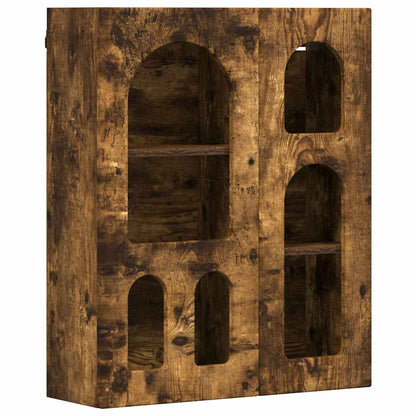Hanging Cabinet Smoked Oak 59 x 20 x 71.5 cm Engineered Wood