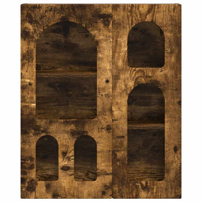 Hanging Cabinet Smoked Oak 59 x 20 x 71.5 cm Engineered Wood