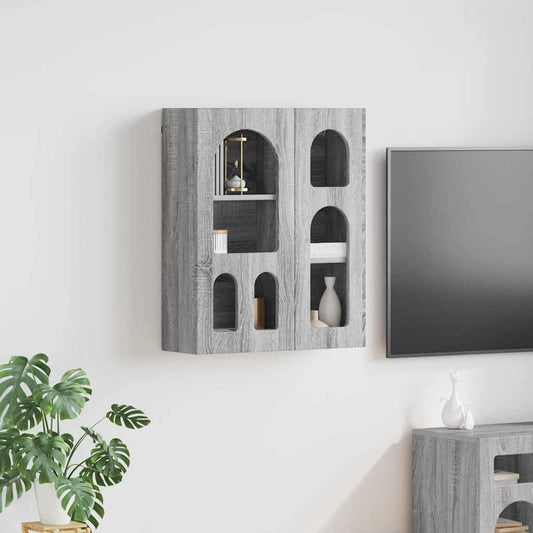 Hanging Cabinet with Shelf ELST Grey Sonoma 59 x 20 x 71.5 cm